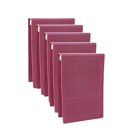 Omnimed 1 Inch Top Open 3 Ring Binder In Burgundy, PK5 205003-BU5